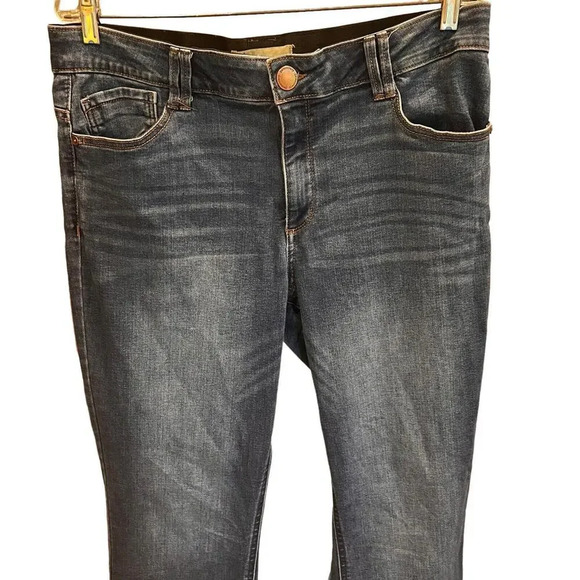 Democracy Jeans Womens 16 ab Technology Stretch Blue Denim Work School - Picture 4 of 9